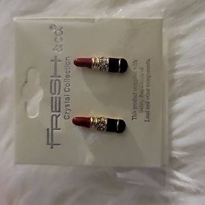 Lipstick Earrings